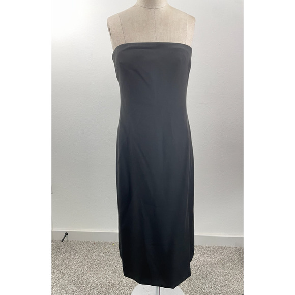 Armani Collezioni Dresses & Skirts - Armani Collezioni Dress Women 10 Black Strapless Midi Black Tie Cocktail Party